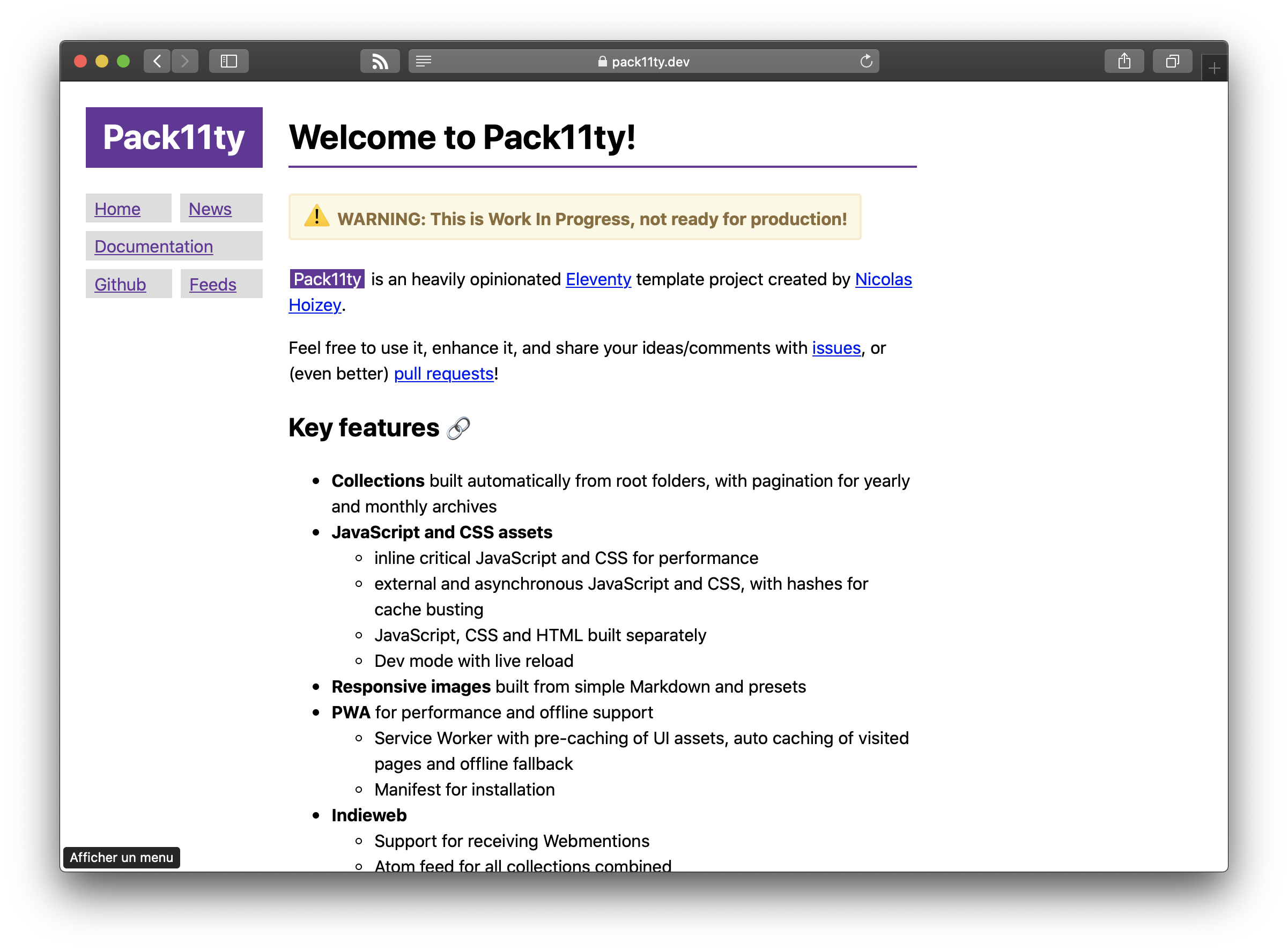 Pack11ty screenshot